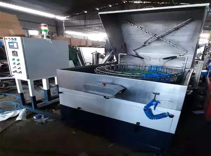 Rotary Type Component Cleaning Machine